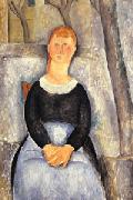 Amedeo Modigliani La belle epiciere oil